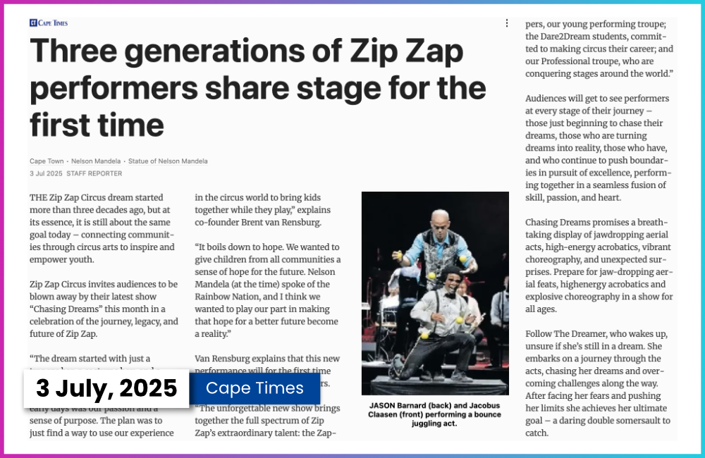 2025 Media_Cape Times_Three generations of Zip Zap performers share stage for the first time